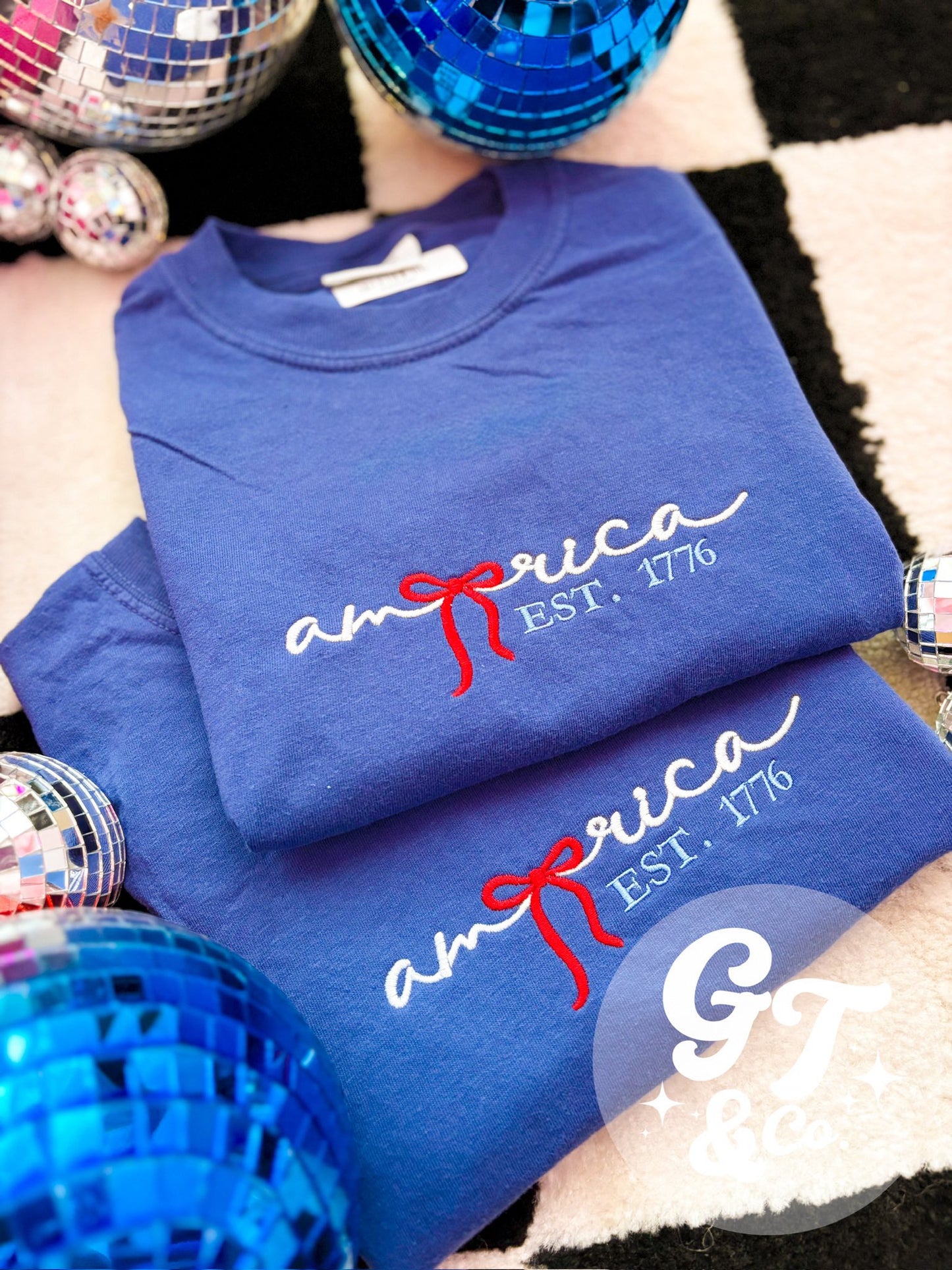 American Est. 1776 Embroidered Tee