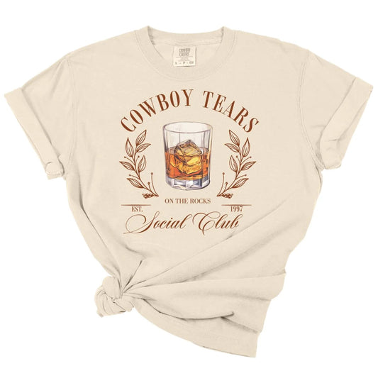 Cowboy Tears Social Club Tee *MADE TO ORDER*