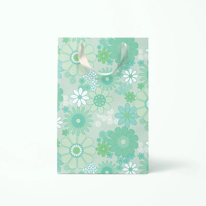 Medium Groovy Floral Gift Bag