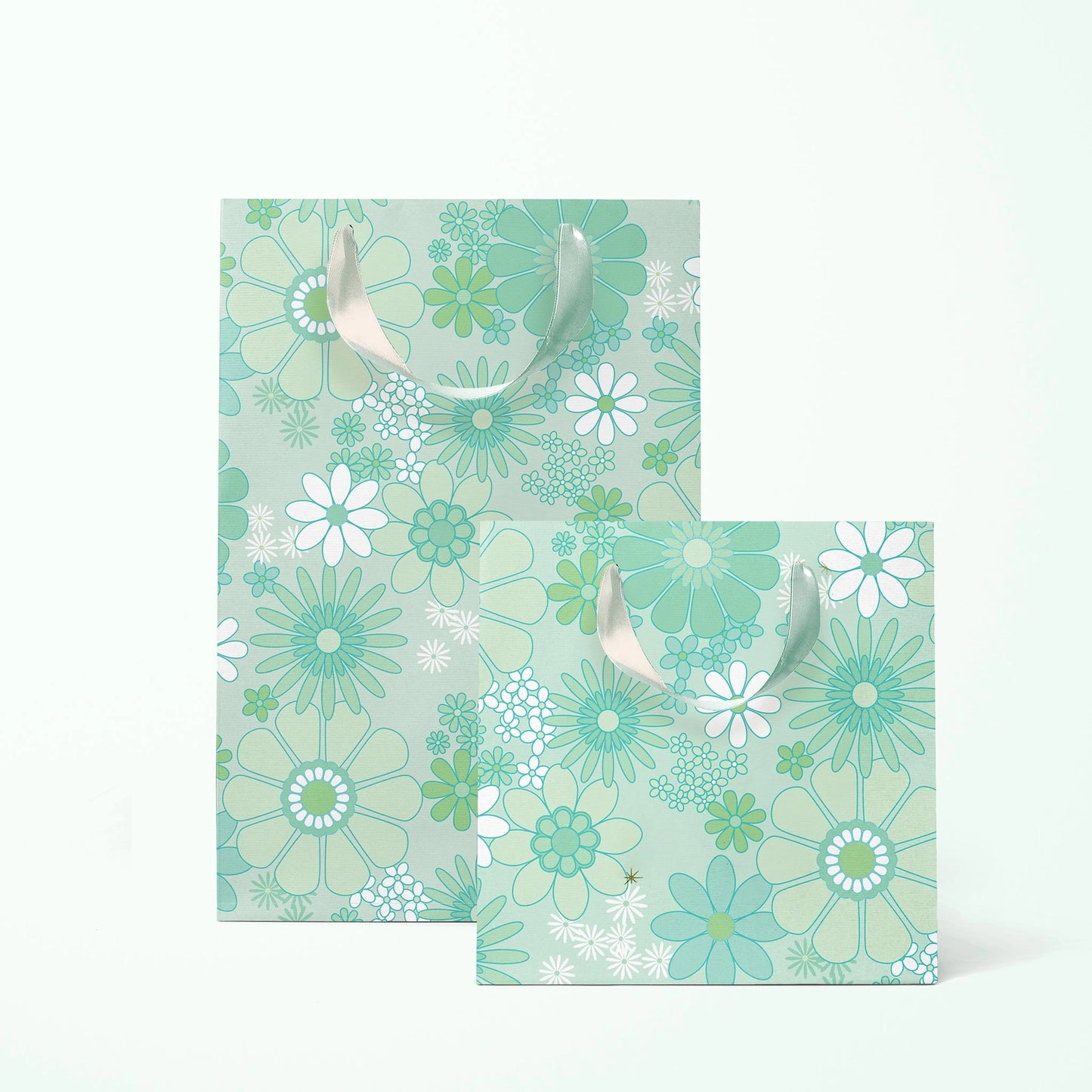 Medium Groovy Floral Gift Bag