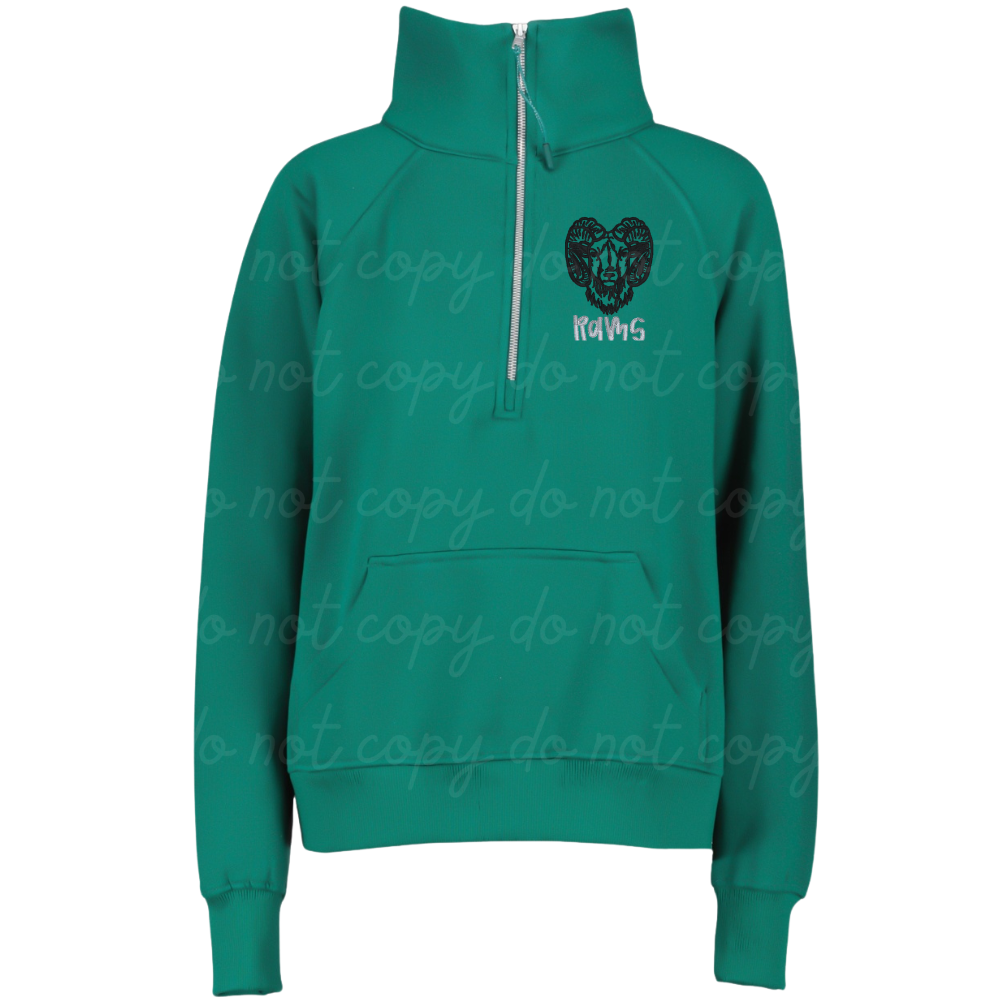 Mascot Embroidered Scuba Pullover