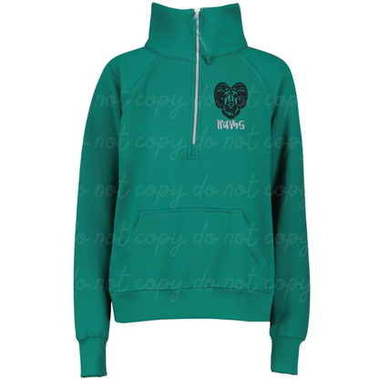 Mascot Embroidered Scuba Pullover