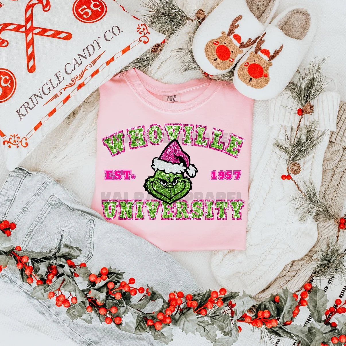 Whoville U Faux Sequin Tee