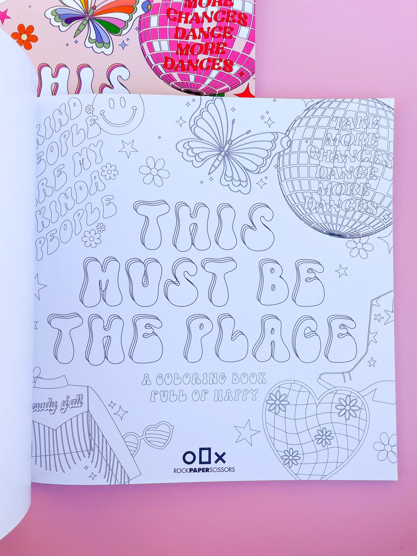 Must Be The Place Adult Coloring Book