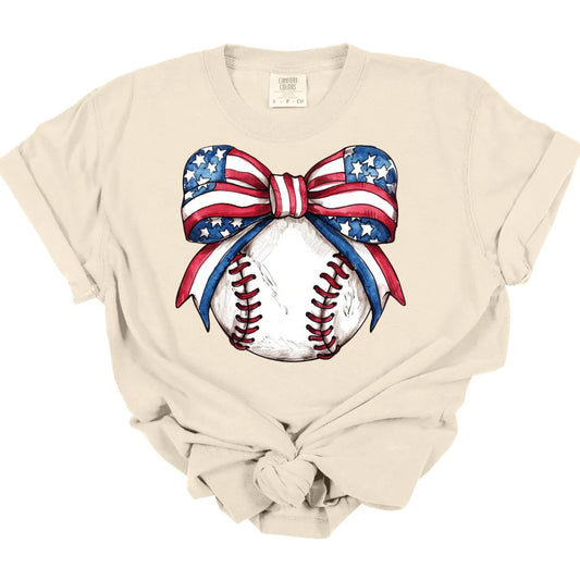 USA Baseball Coquette Tee *MADE TO ORDER*