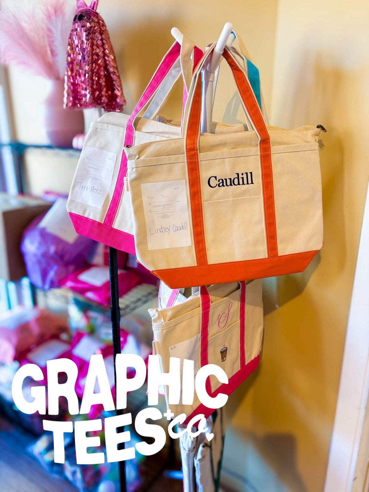 Custom Embroidered Tote Bag