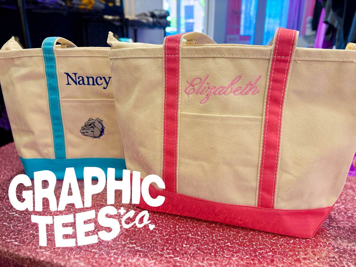 Custom Embroidered Tote Bag