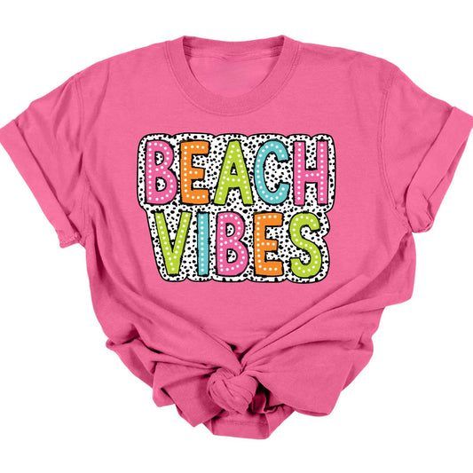 Beach Vibes Tee  *MADE TO ORDER*