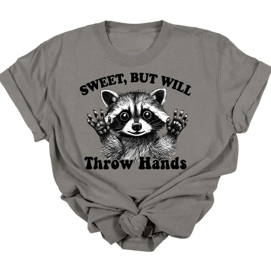 Throw Hands Tee  *MADE TO ORDER*