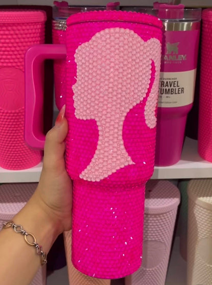 Let's Go Party Rhinestone Tumbler