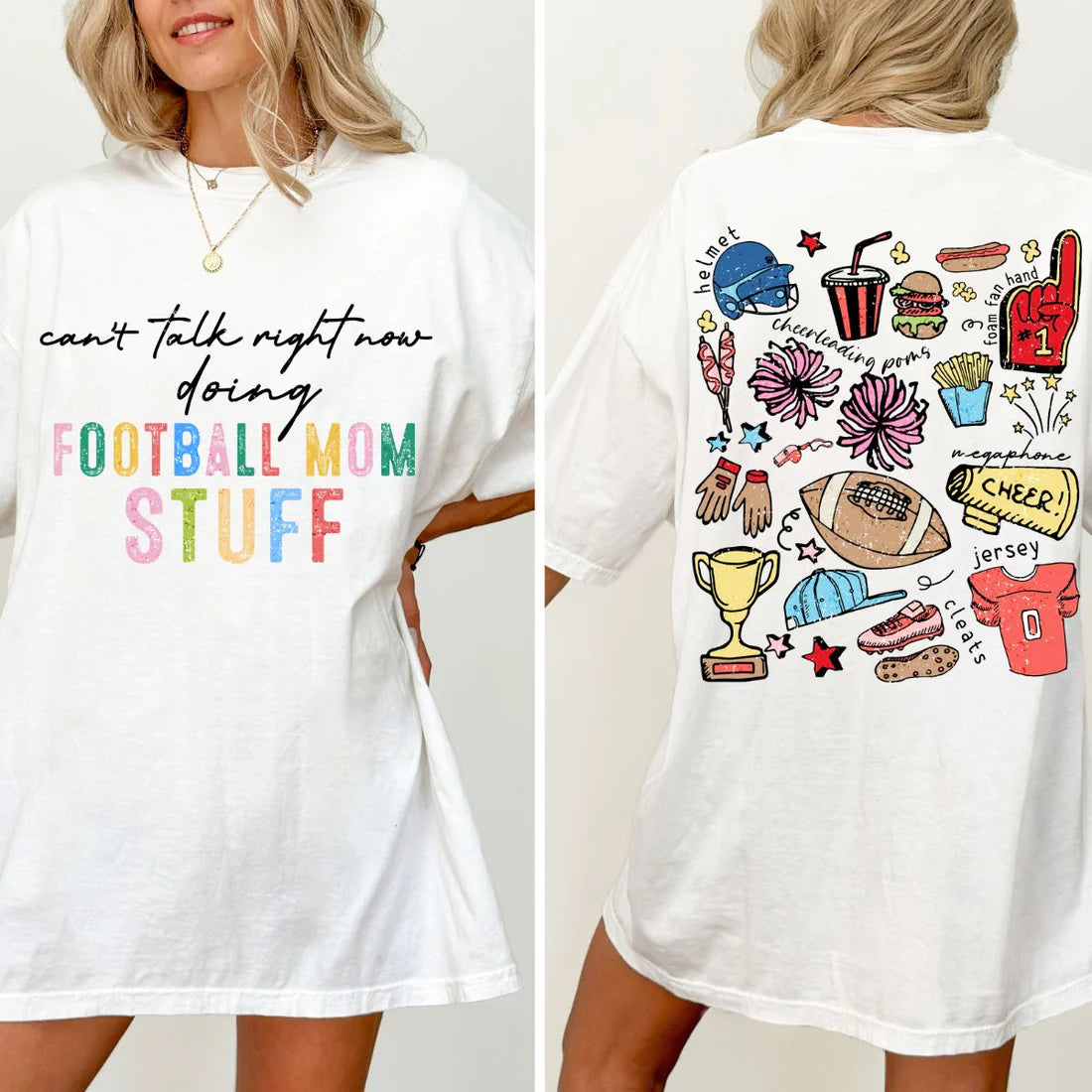 Football Mom Stuff Tee  *MADE TO ORDER*