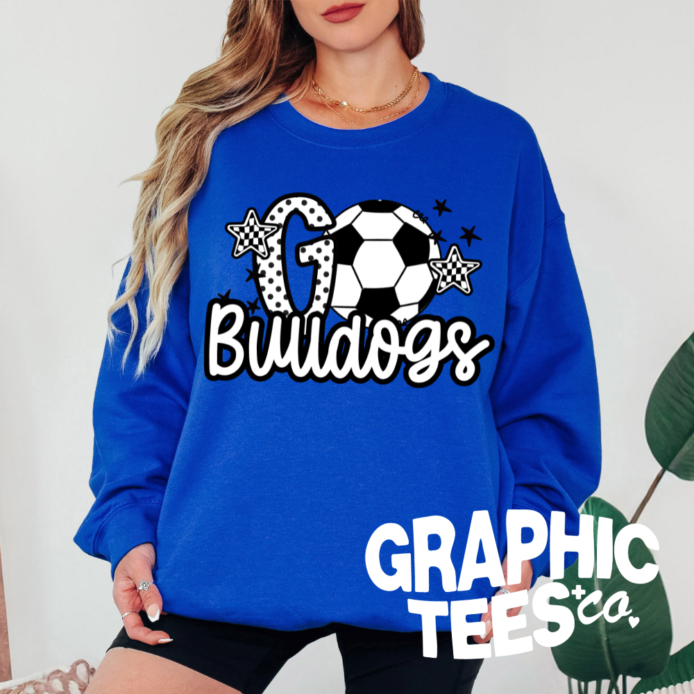 Go Bulldogs Soccer Crewneck