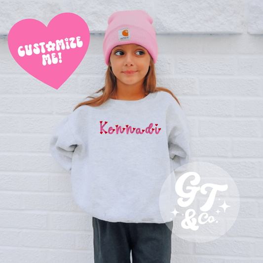 Custom Sweetheart Crewneck
