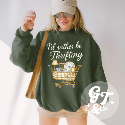 Rather Be Thrifting Crewneck