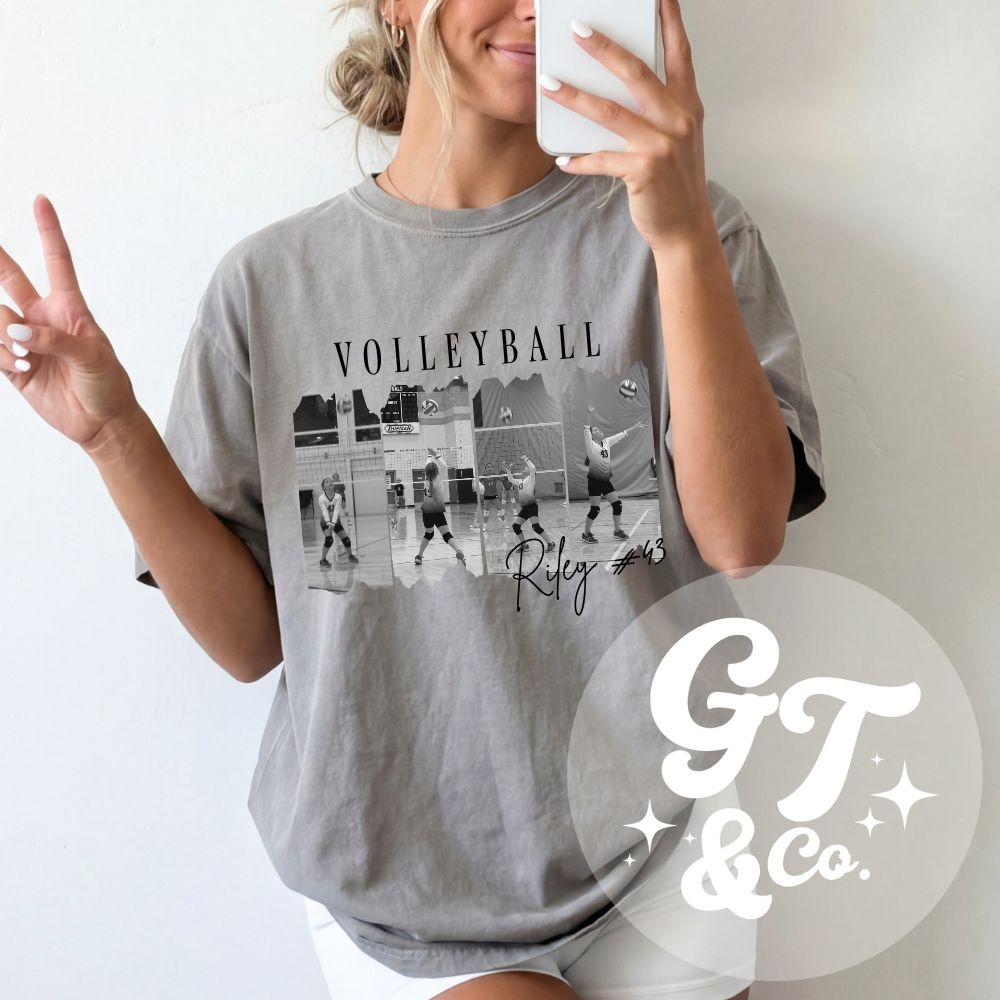 Custom Volleyball Player Tee