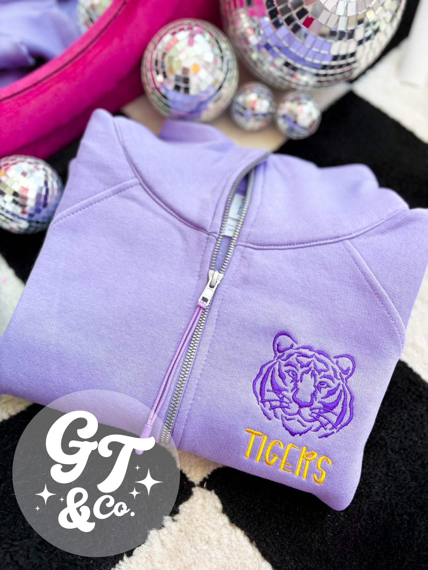Mascot Embroidered Scuba Pullover