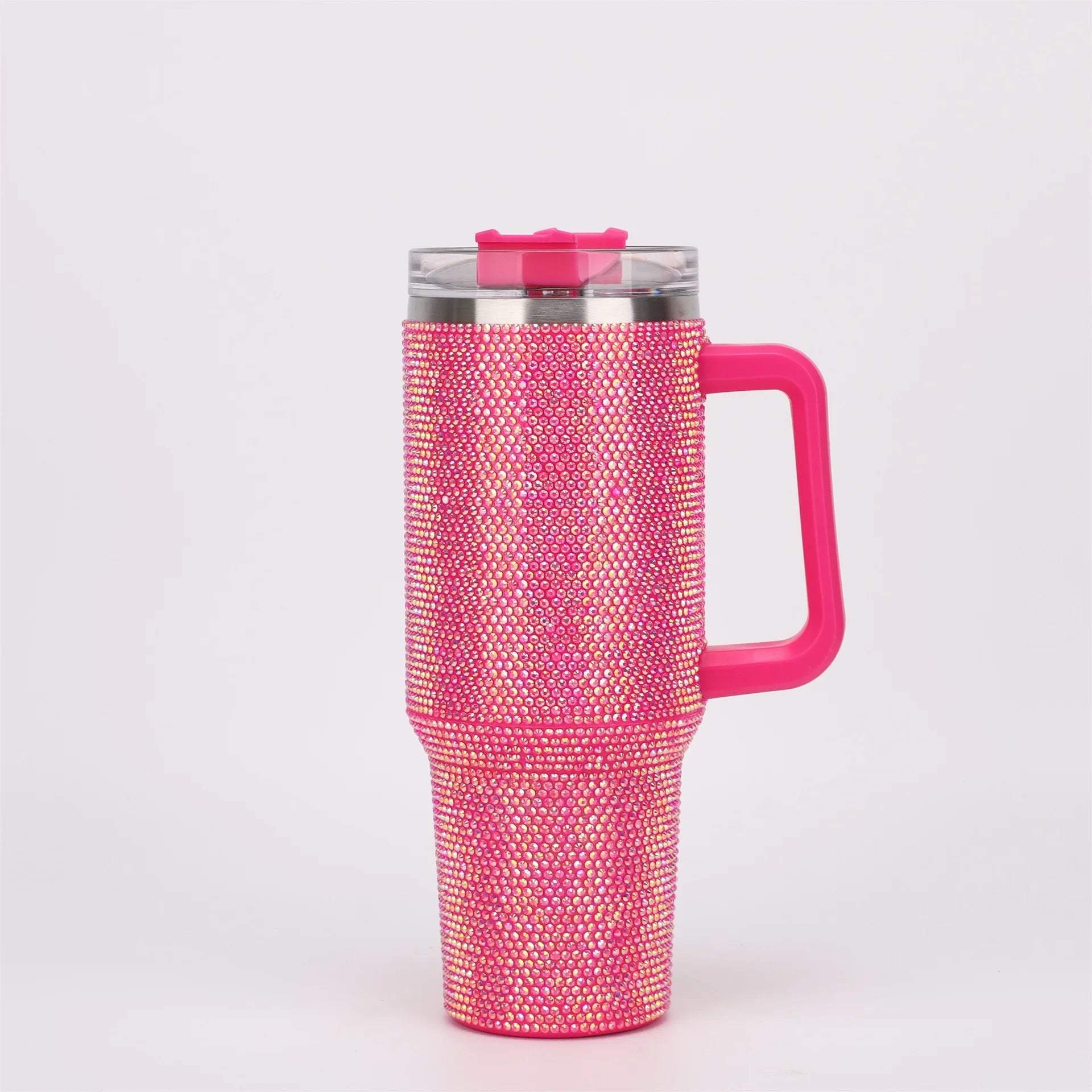 Rhinestone 40oz Double Wall Stainless Steel Vacuum Tumbler With