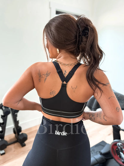 BIRDIE Contrast Racerback Sports Bra