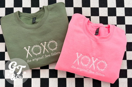 Original Love Letters Embroidered Crewneck