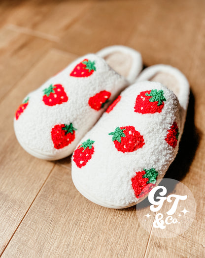 Strawberry Patch Slippers