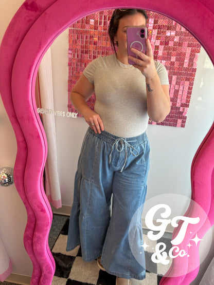 Boho Ruffle Pants