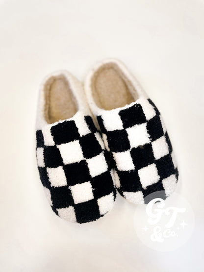 Checkered Slippers