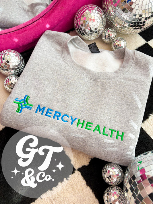 Mercy Embroidered Crewneck
