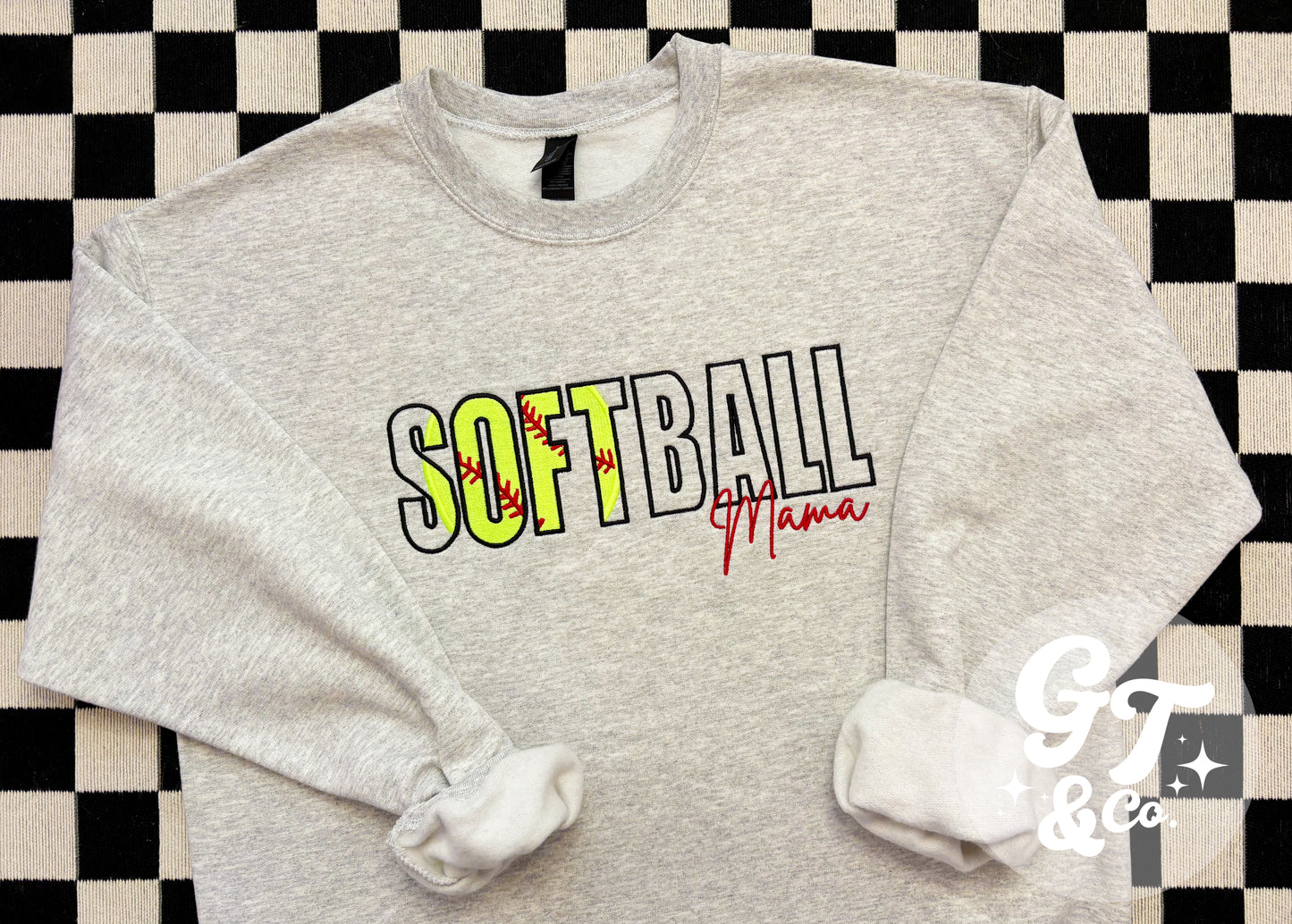 Softball Mama Crewneck *MADE TO ORDER 10-15 BIZ DAYS*