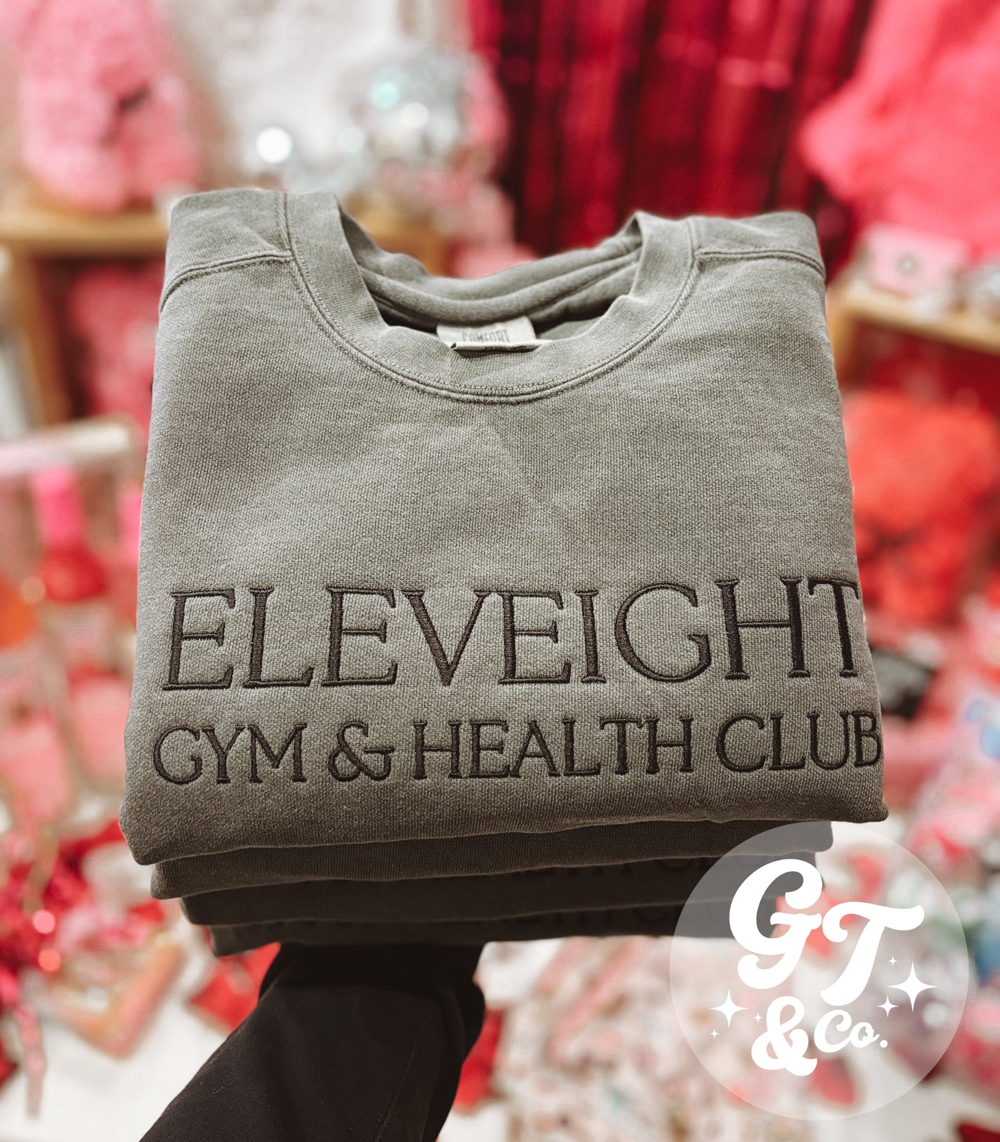 Custom Embroidered Logo Crewneck