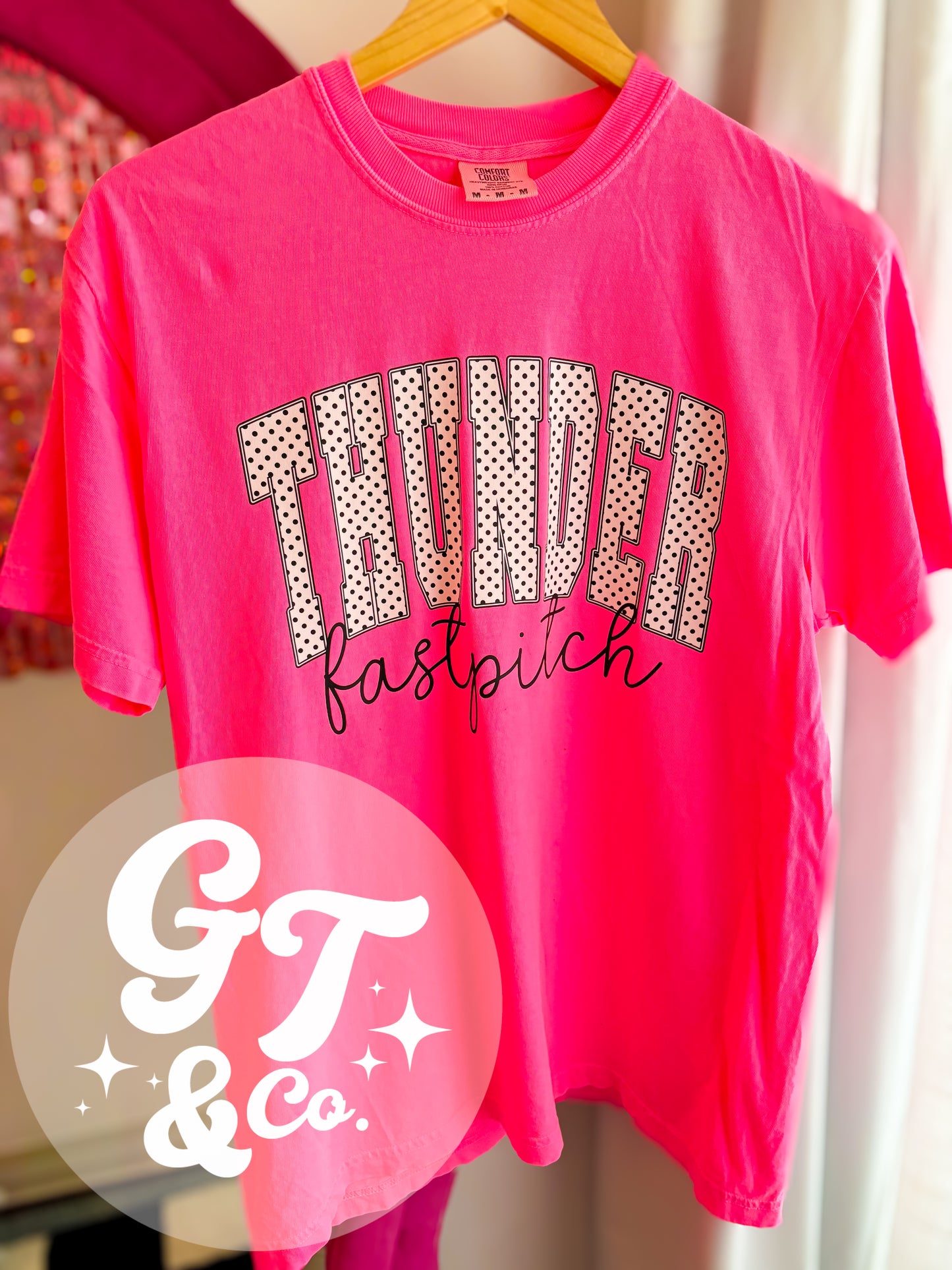 Thunder Fastpitch Polka Dot Tee
