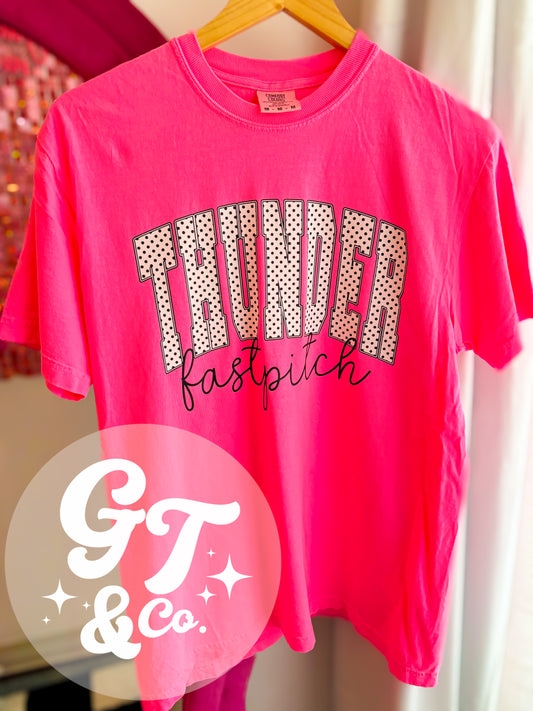 Thunder Fastpitch Polka Dot Tee