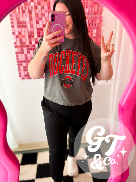 Cropped Bucks Vintage Tee
