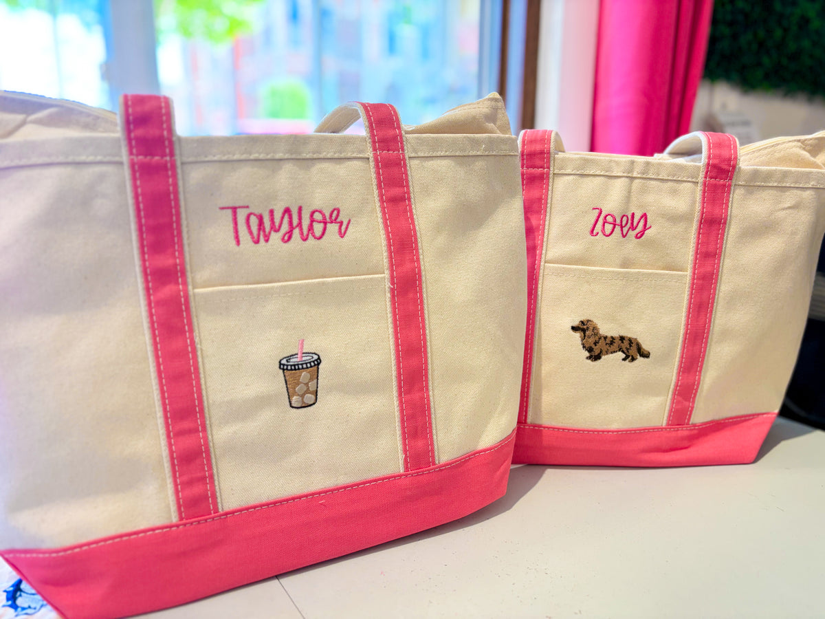 Custom Embroidered Tote Bag