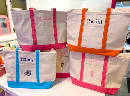 Custom Embroidered Tote Bag