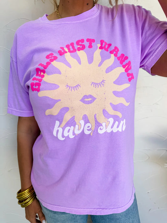 Girls Just Wanna Have Sun Tee