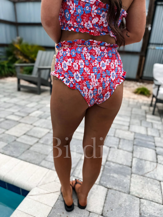 BIRDIE Star Spangled Blooms Swimsuit Bottom