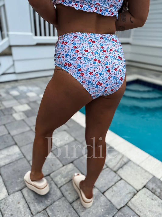BIRDIE Patriotic Petals Swimsuit Bottom