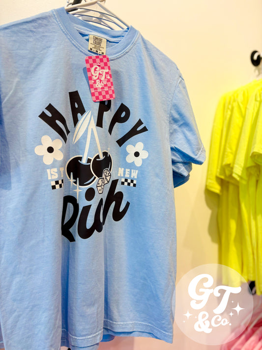 Happy Rich Tee *Made To Order 5-10 Biz Days*