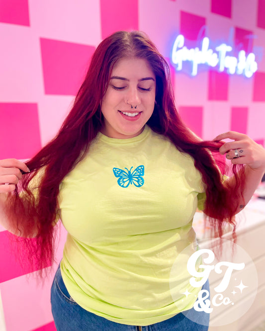 Butterfly Embroidered Tee