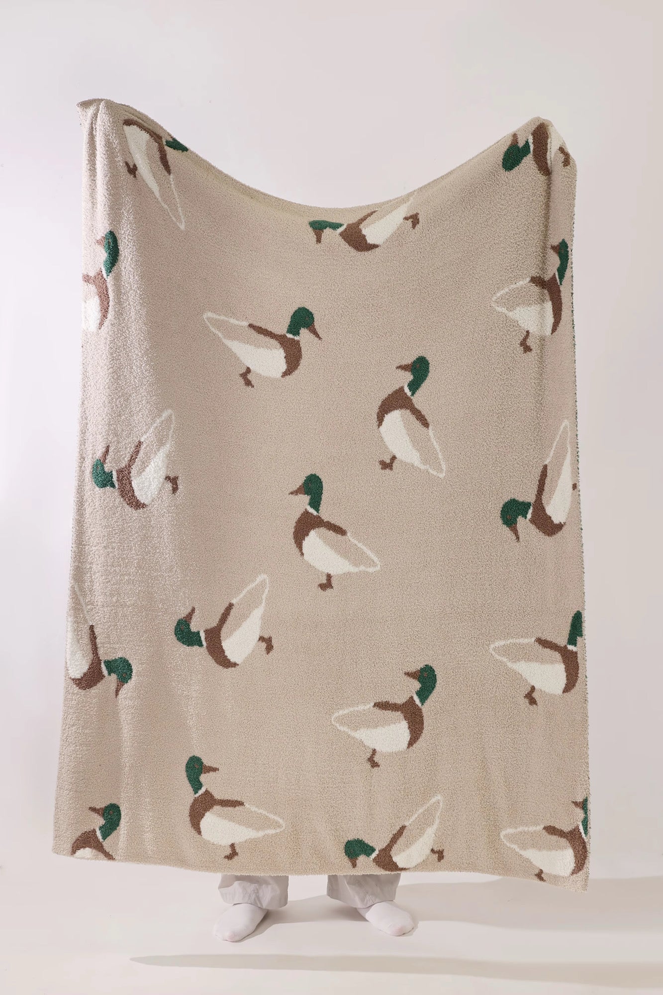 Lux Mallard Duck Throw Blanket
