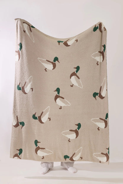 Lux Mallard Duck Throw Blanket