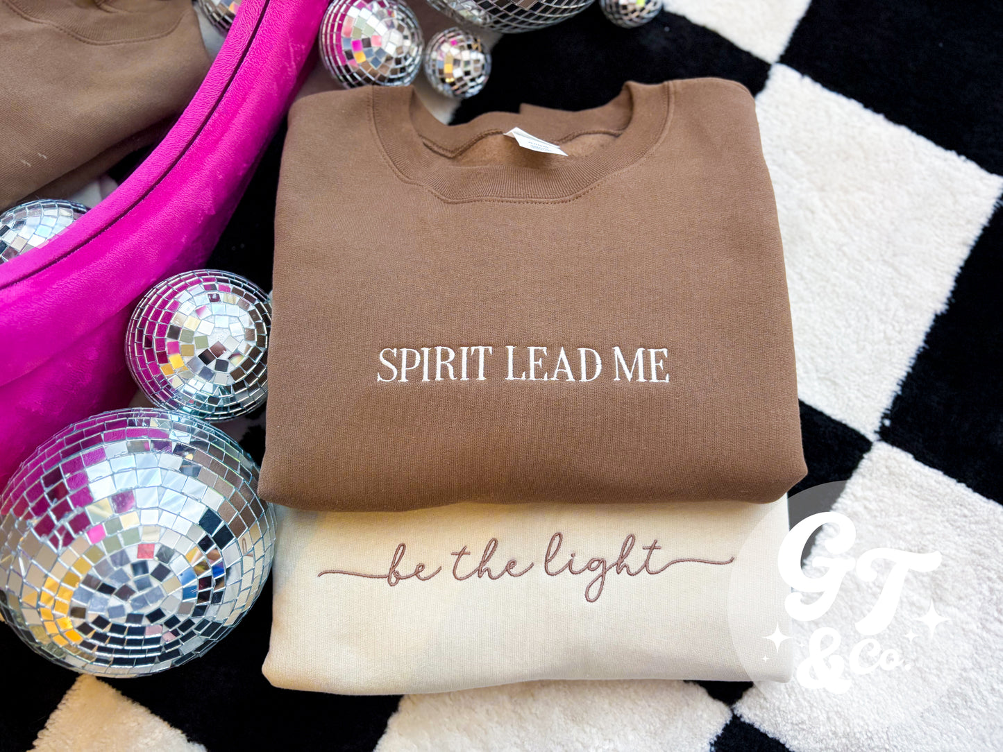 Spirit Lead Me Embroidered Crewneck