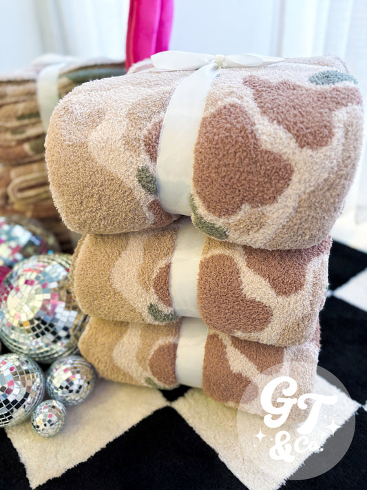 Lux Camo Throw Blanket