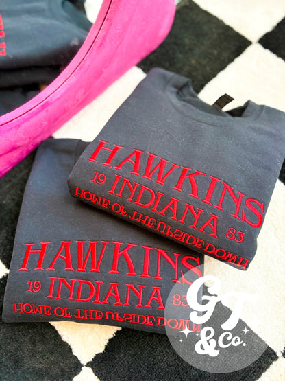 Hawkins Embroidered Crewneck