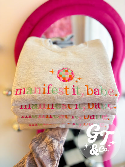 Manifest Embroidered Crewneck