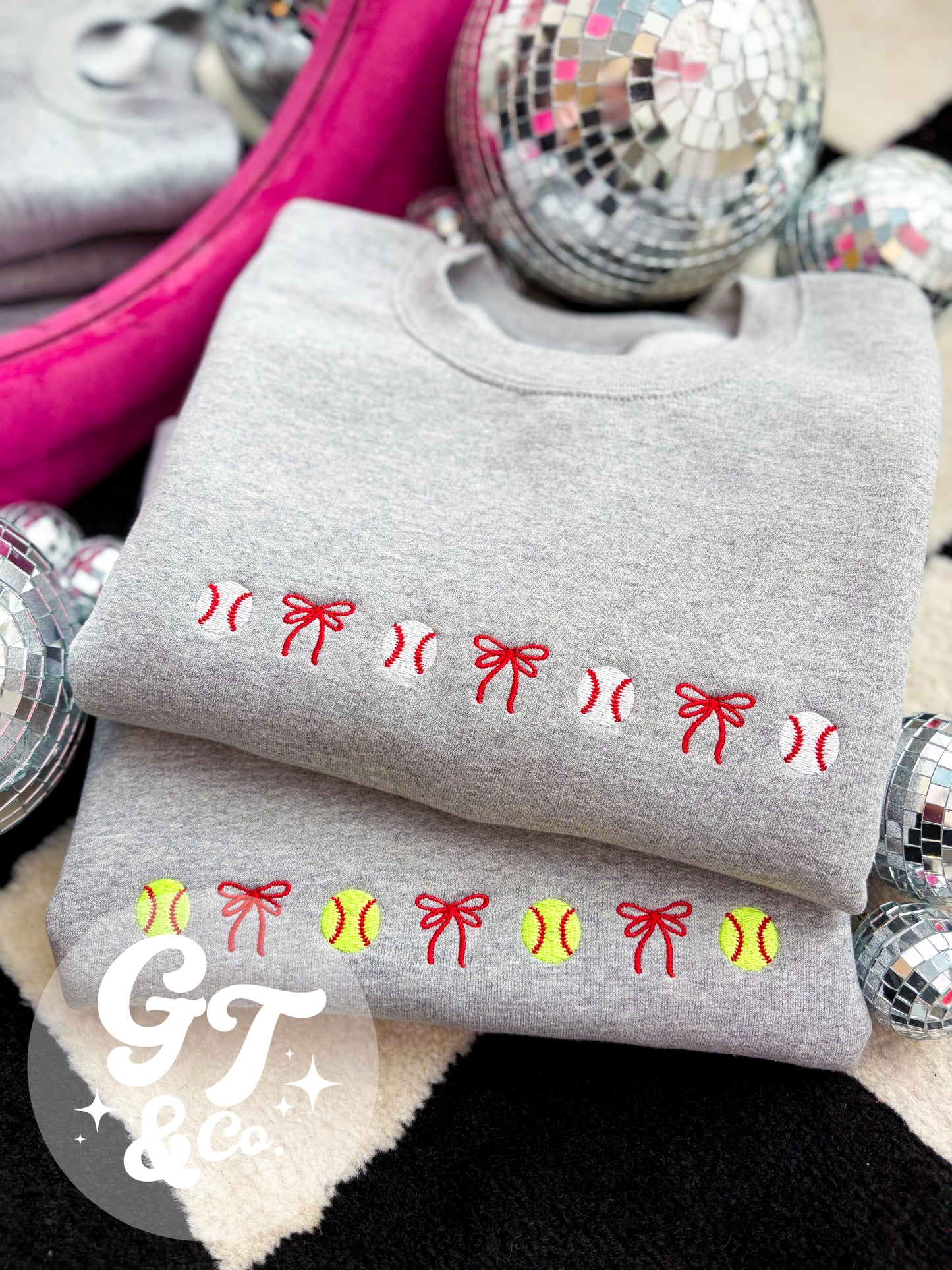 Game Day Icon Embroidered Crewneck