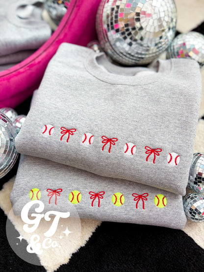 Game Day Icon Embroidered Crewneck