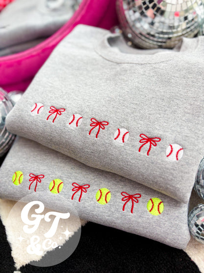 Game Day Icon Embroidered Crewneck