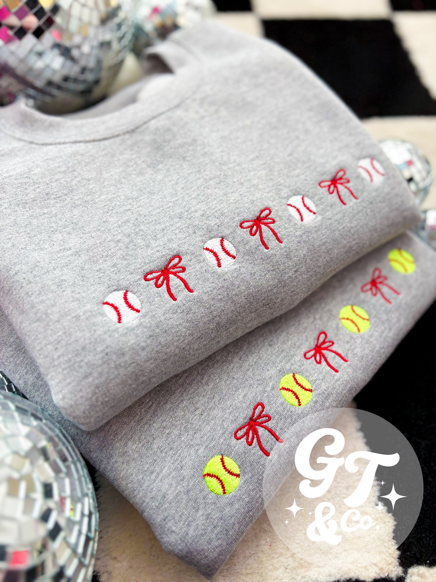 Game Day Icon Embroidered Crewneck