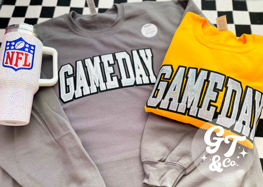 Gameday Sequin Crewneck *MADE TO ORDER 10-15 BIZ DAYS*